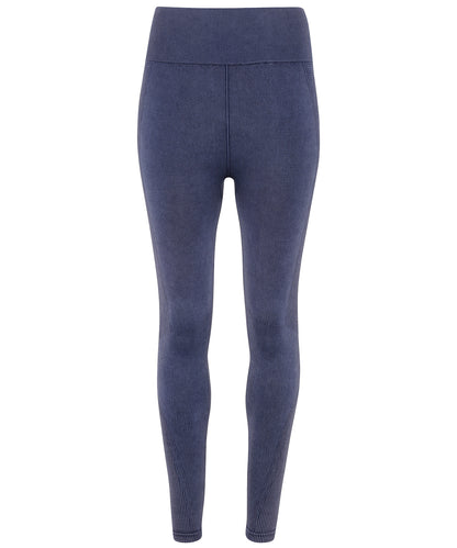 Women's TriDri® seamless 3D fit" multi-sport denim look leggings"