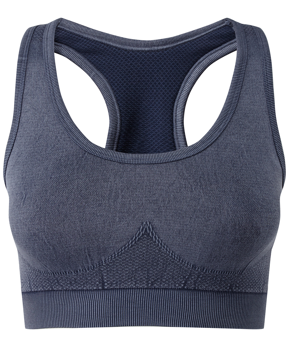 Tridri® seamless 3D fit" multi-sport sculpt bra top denim"