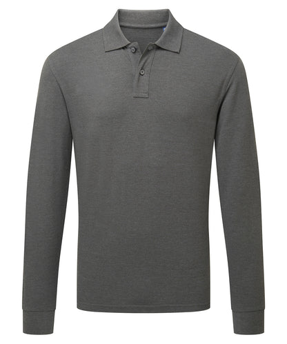 Men's classic fit long sleeved polo