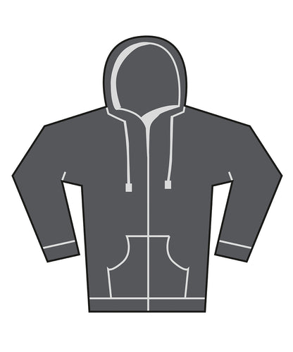 Unisex heavy full-zip hoodie