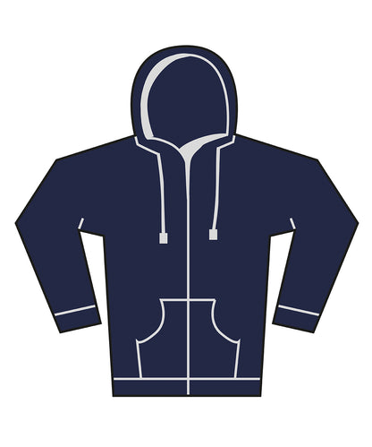 Unisex heavy full-zip hoodie
