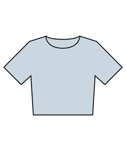 Women’s heavyweight washed cropped tee