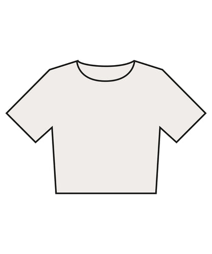 Women’s heavyweight washed cropped tee