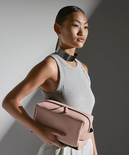 Matte PU toiletry/accessory case
