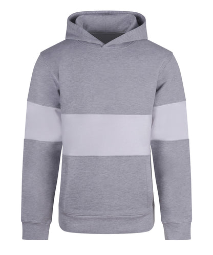 Heavyweight panelled hoodie
