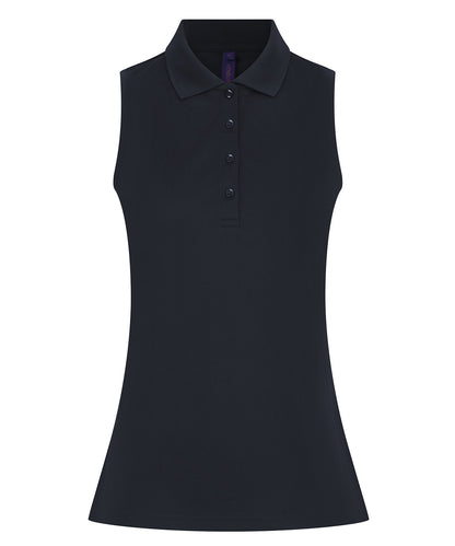 Women’s sleeveless Coolplus® polo shirt