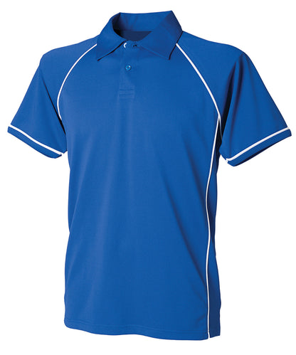 Piped performance polo