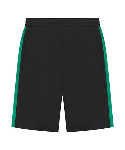 Knitted shorts with zip pockets