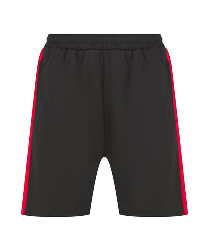 Knitted shorts with zip pockets