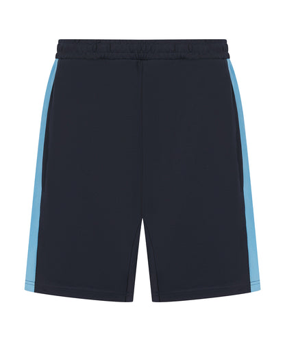 Knitted shorts with zip pockets