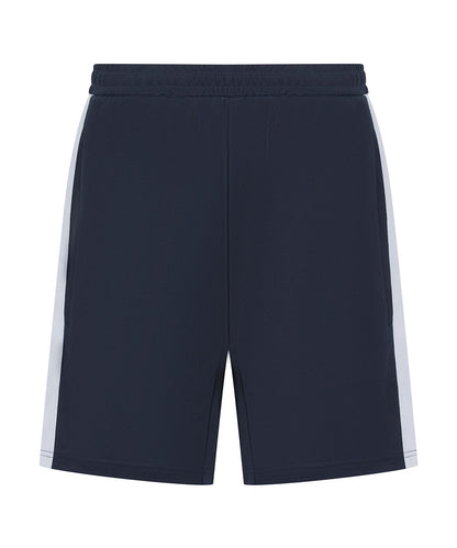 Knitted shorts with zip pockets