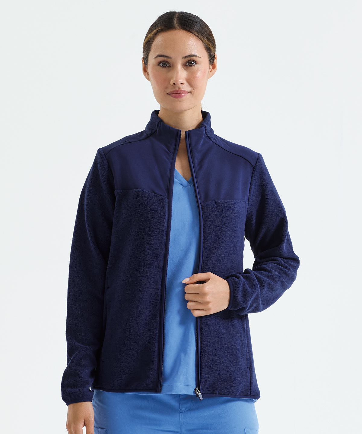 Agility' women's panelled fleece jacket