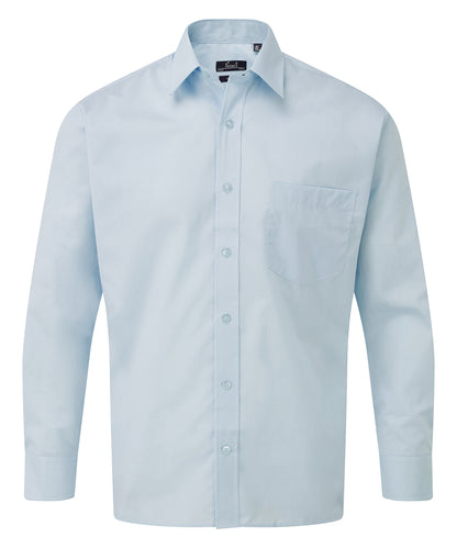 Long sleeve poplin shirt