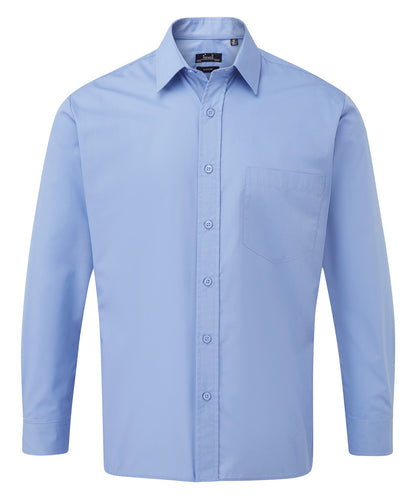 Long sleeve poplin shirt