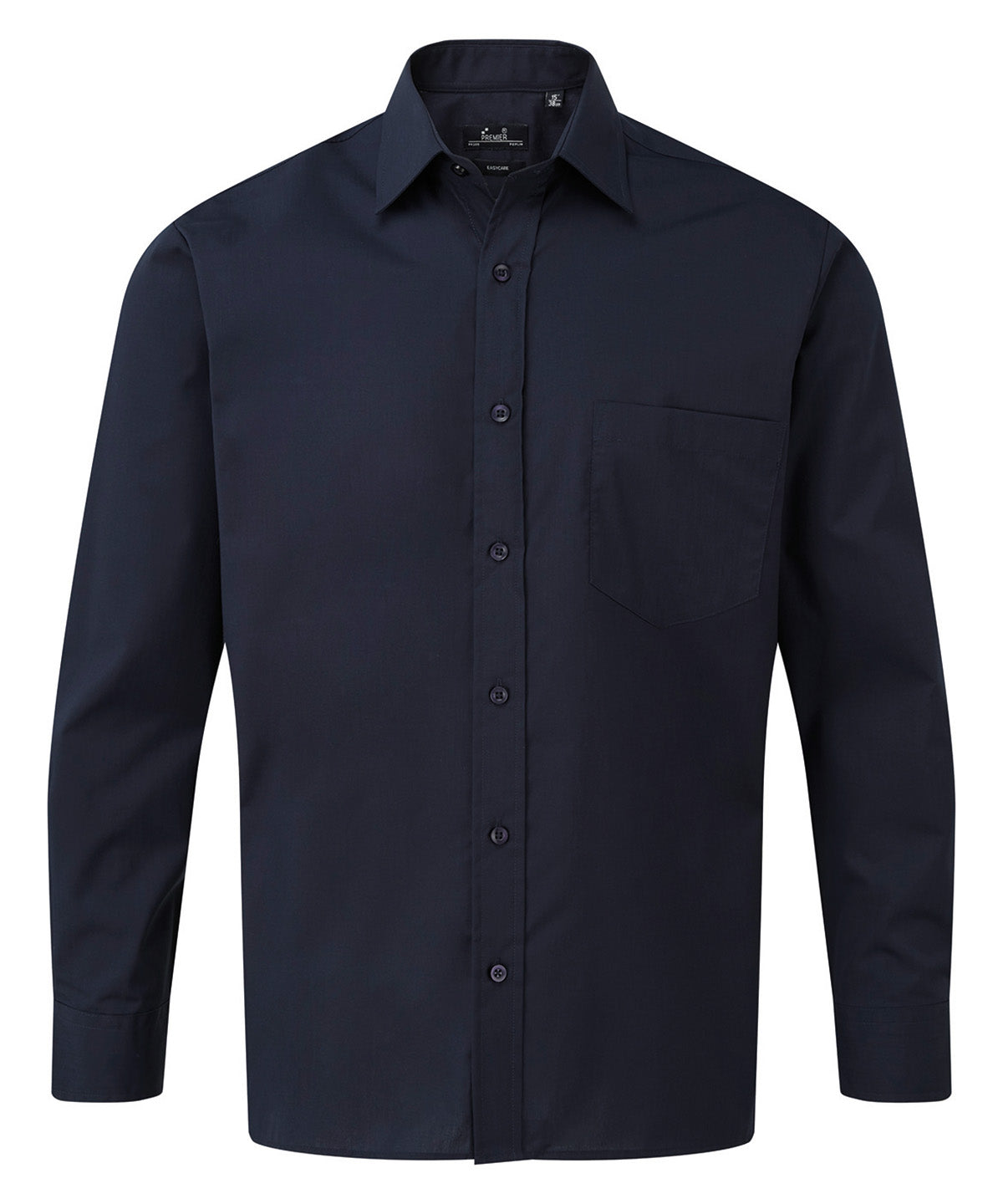 Long sleeve poplin shirt