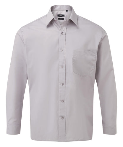 Long sleeve poplin shirt