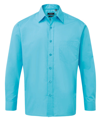 Long sleeve poplin shirt