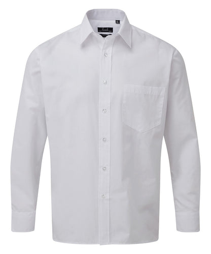 Long sleeve poplin shirt