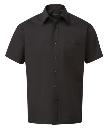 Short sleeve poplin shirt
