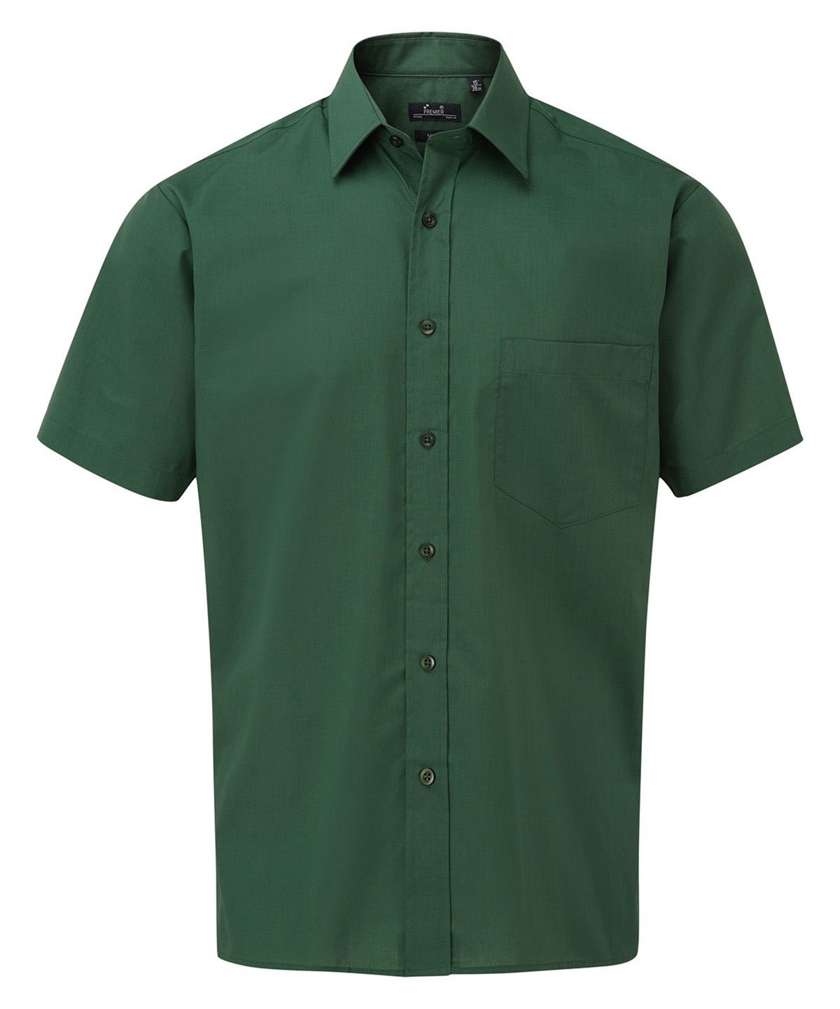 Short sleeve poplin shirt