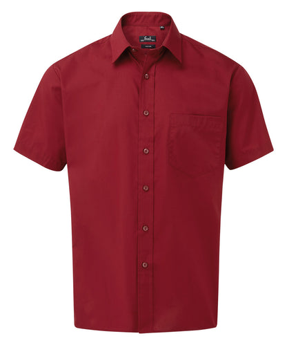 Short sleeve poplin shirt