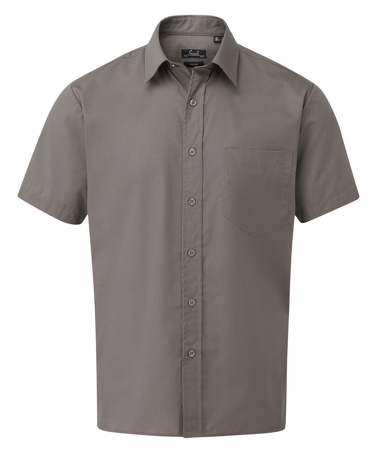Short sleeve poplin shirt