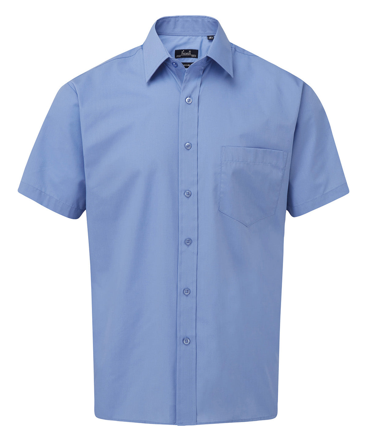 Short sleeve poplin shirt