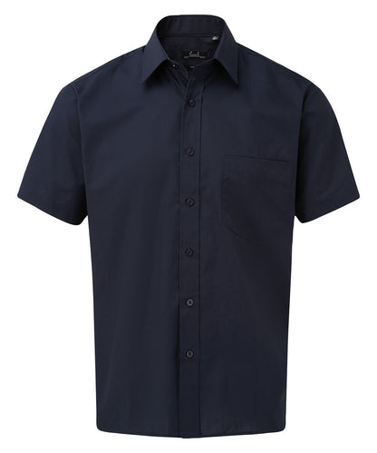 Short sleeve poplin shirt
