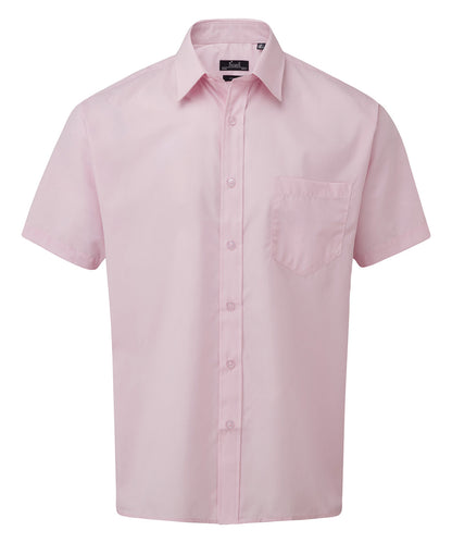 Short sleeve poplin shirt