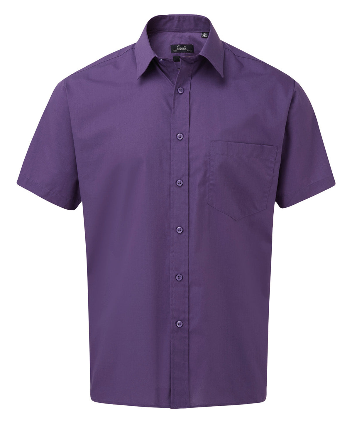 Short sleeve poplin shirt