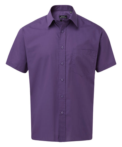 Short sleeve poplin shirt
