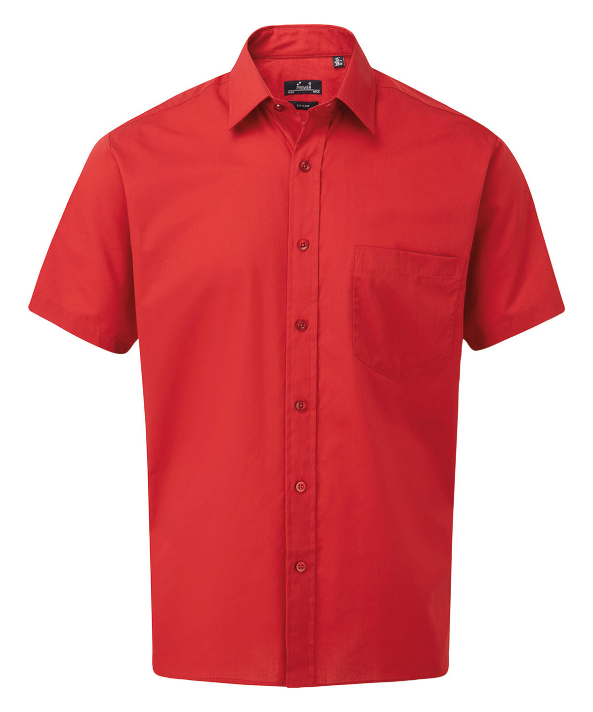 Short sleeve poplin shirt