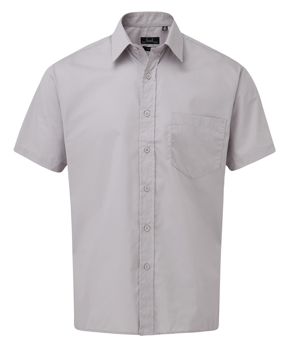 Short sleeve poplin shirt