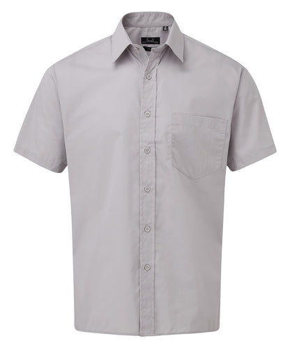 Short sleeve poplin shirt