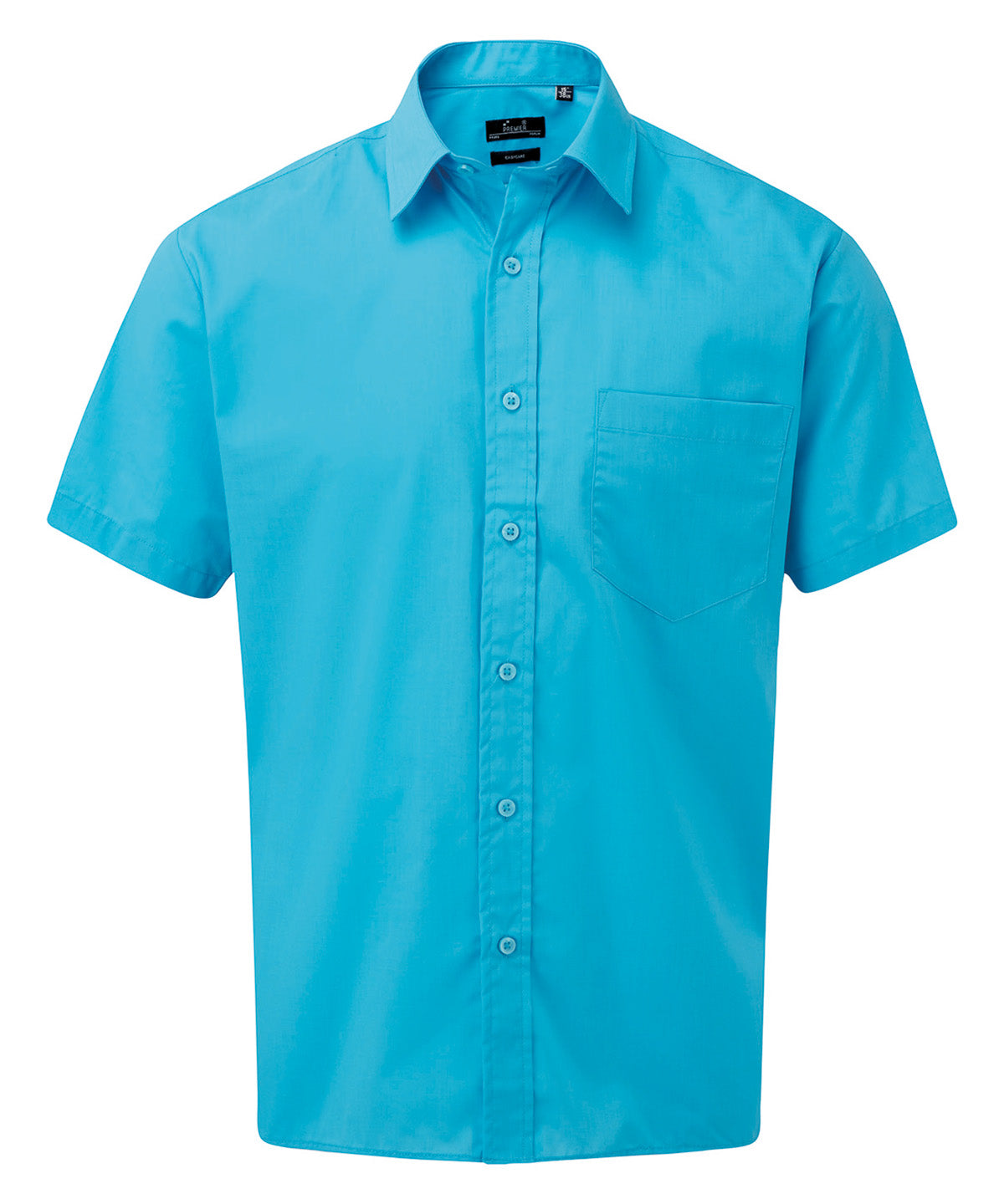 Short sleeve poplin shirt