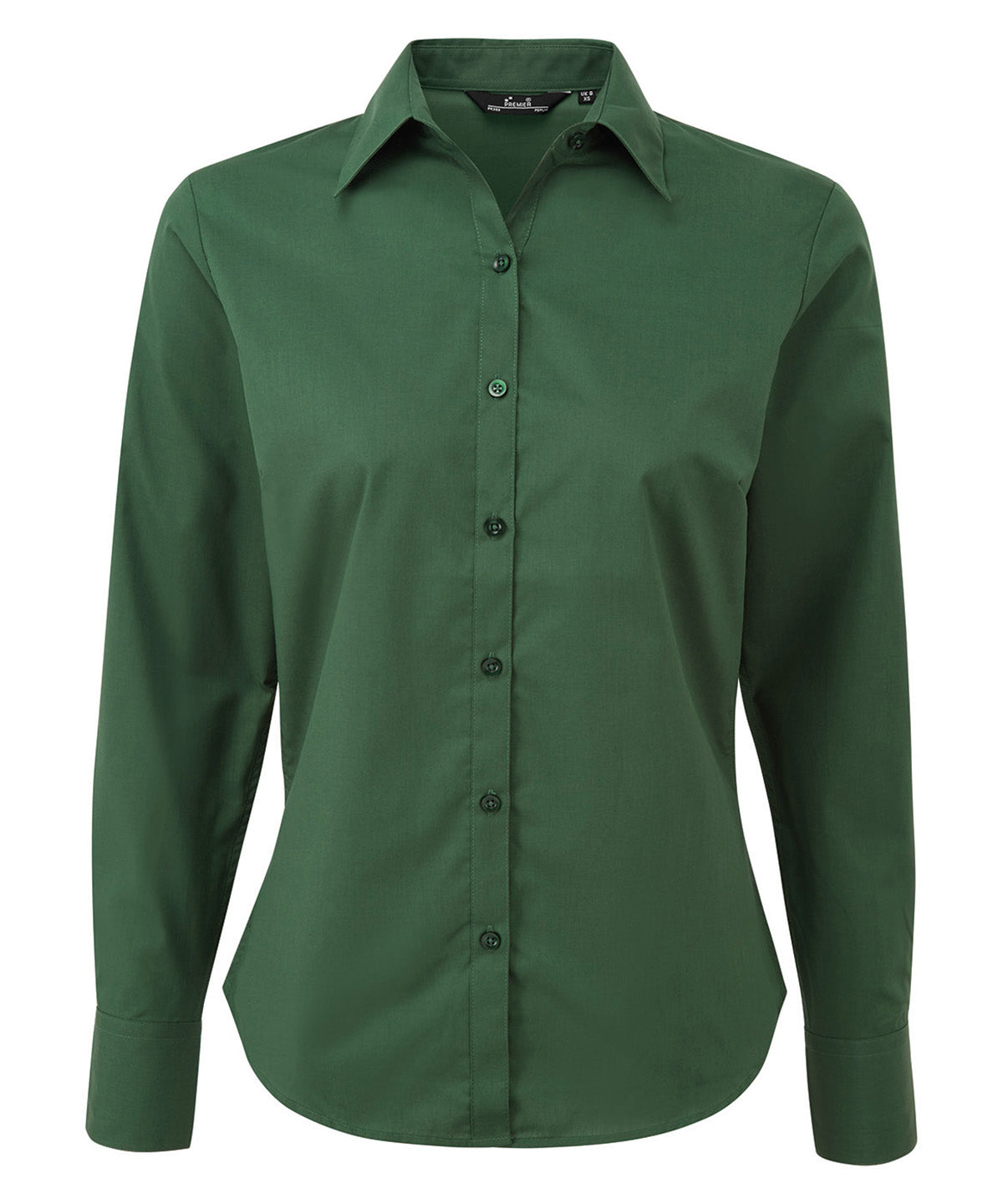 Women's poplin long sleeve blouse