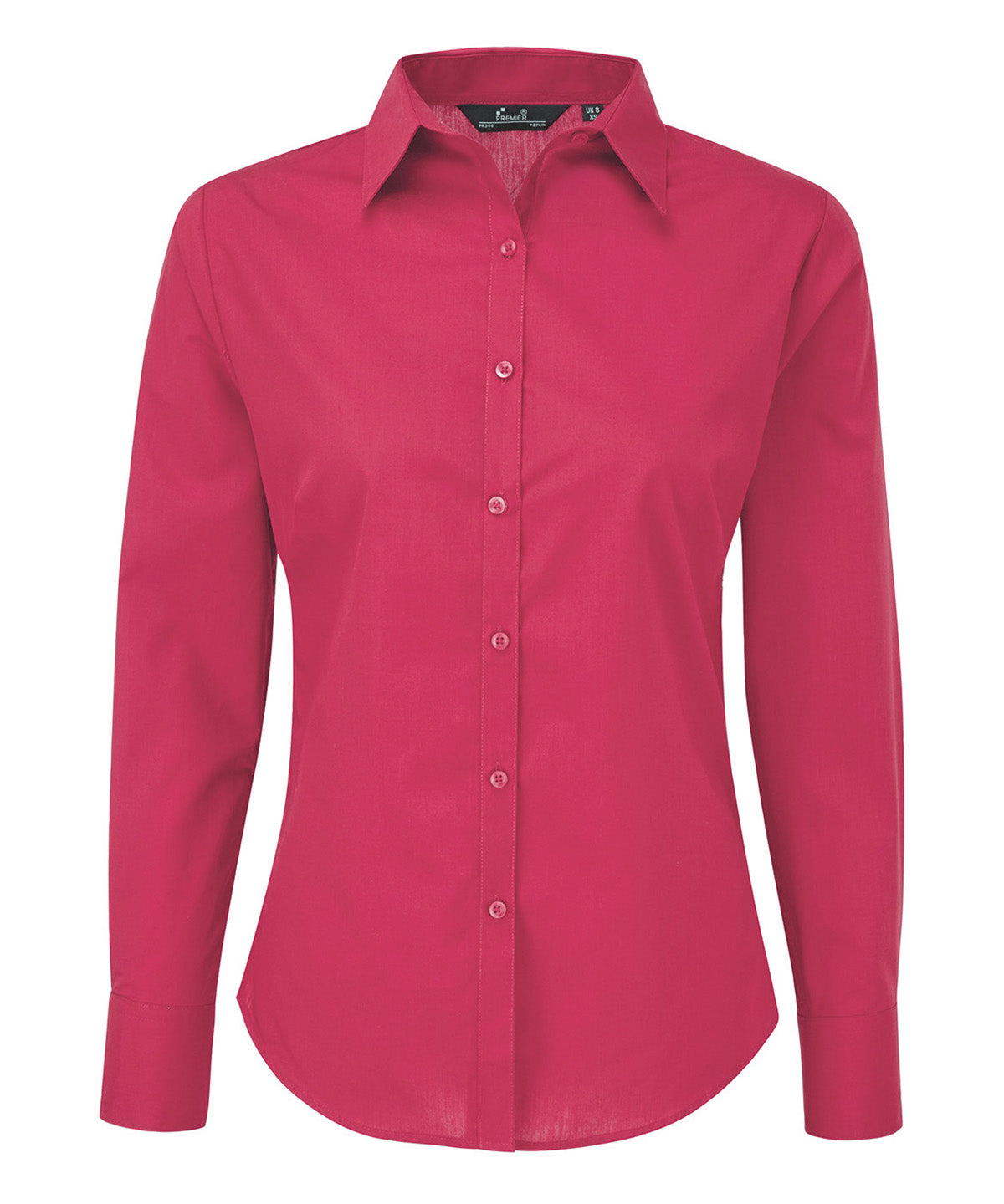 Women's poplin long sleeve blouse