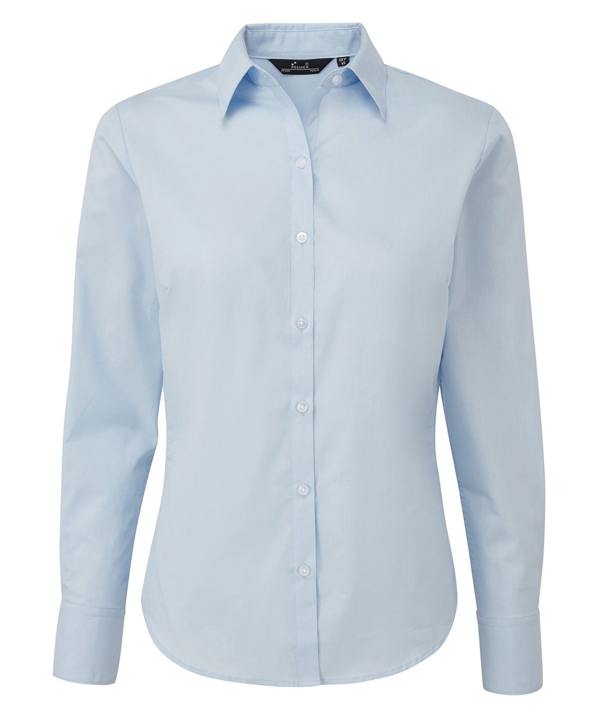 Women's poplin long sleeve blouse