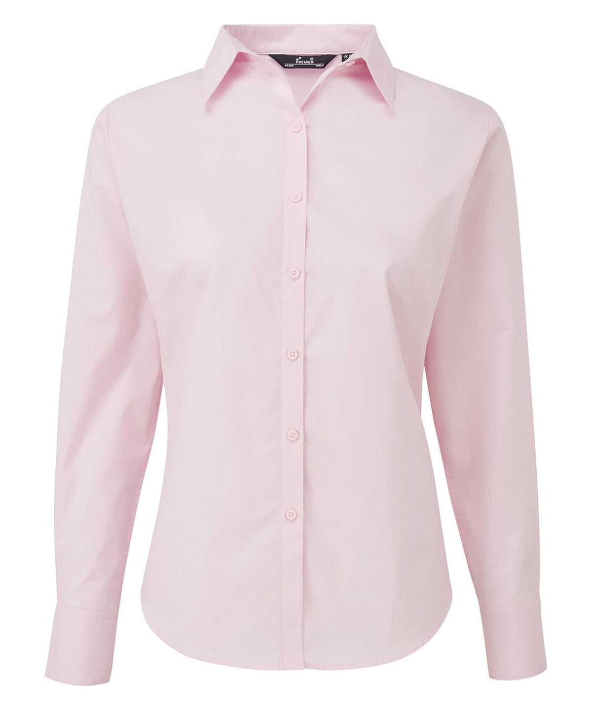 Women's poplin long sleeve blouse