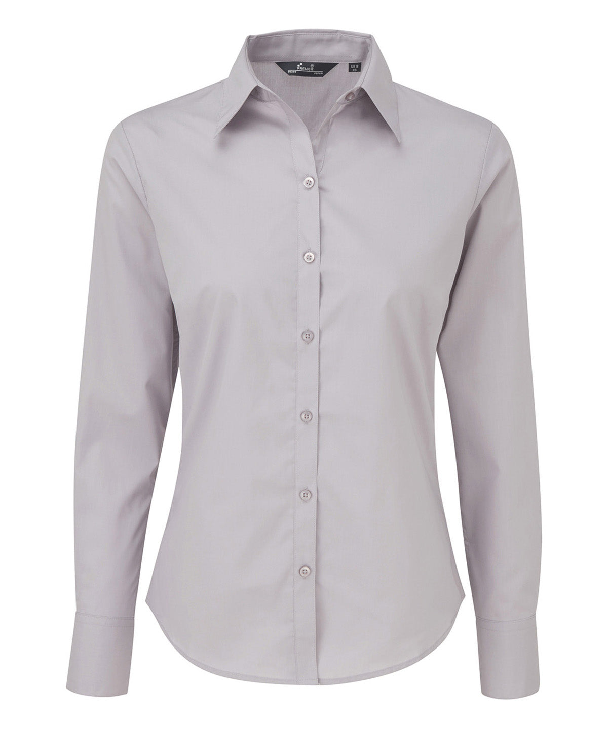 Women's poplin long sleeve blouse
