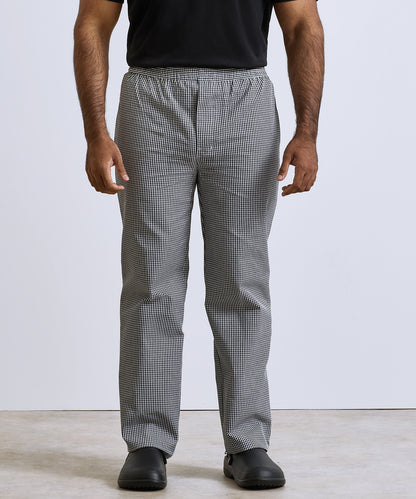 Pull-on chef’s trousers