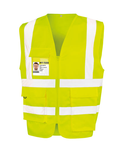 Heavy duty polycotton security vest