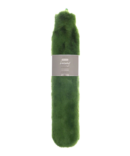 Super luxury faux fur long hot water bottle and cover