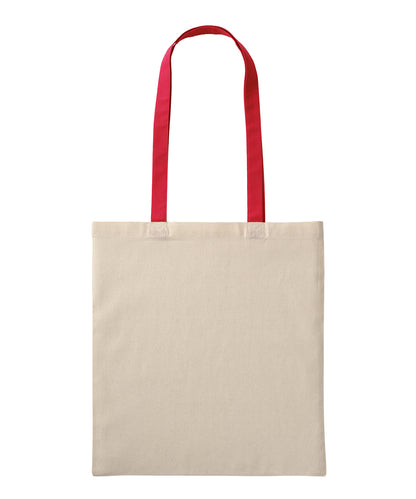 Recycled cotton shopper long handle