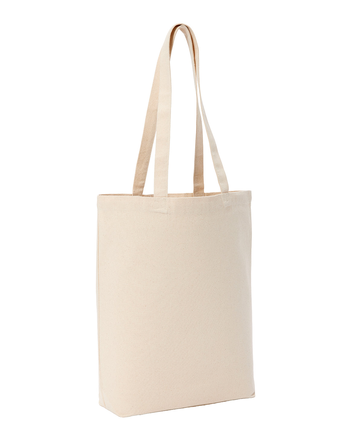 Recycled premium canvas ‘flat base’ shopper