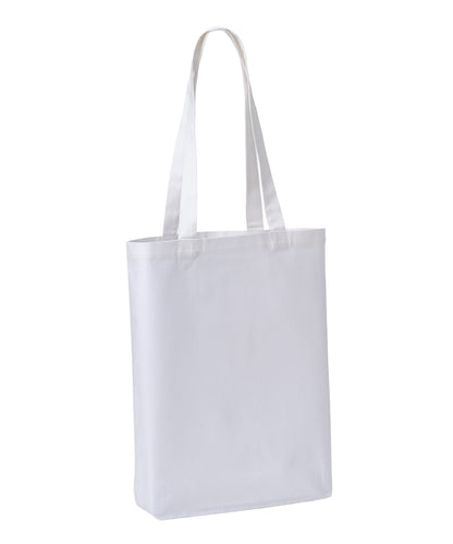 Recycled premium canvas ‘flat base’ shopper