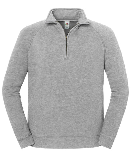 Iconic premium zip-neck sweat