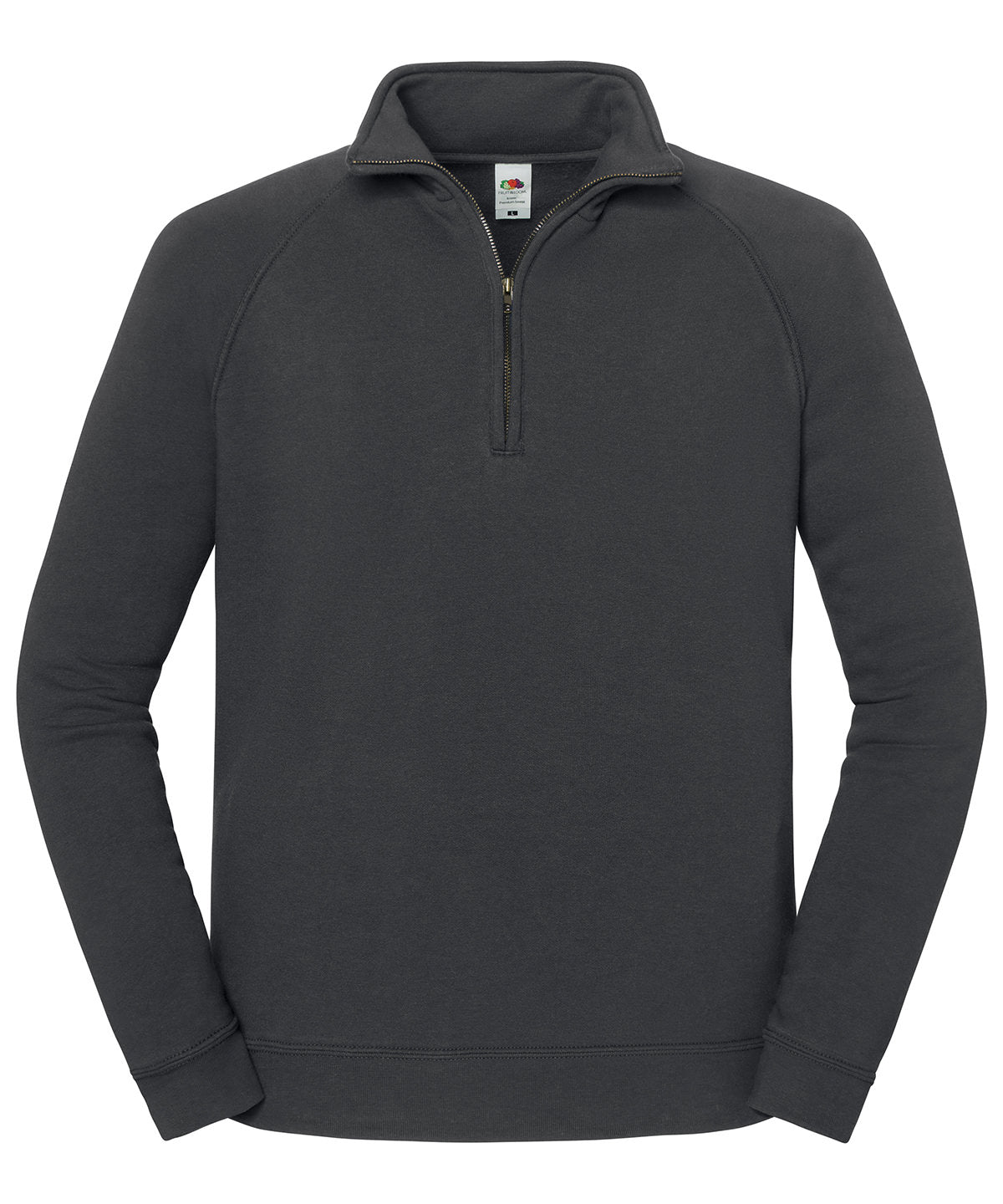Iconic premium zip-neck sweat