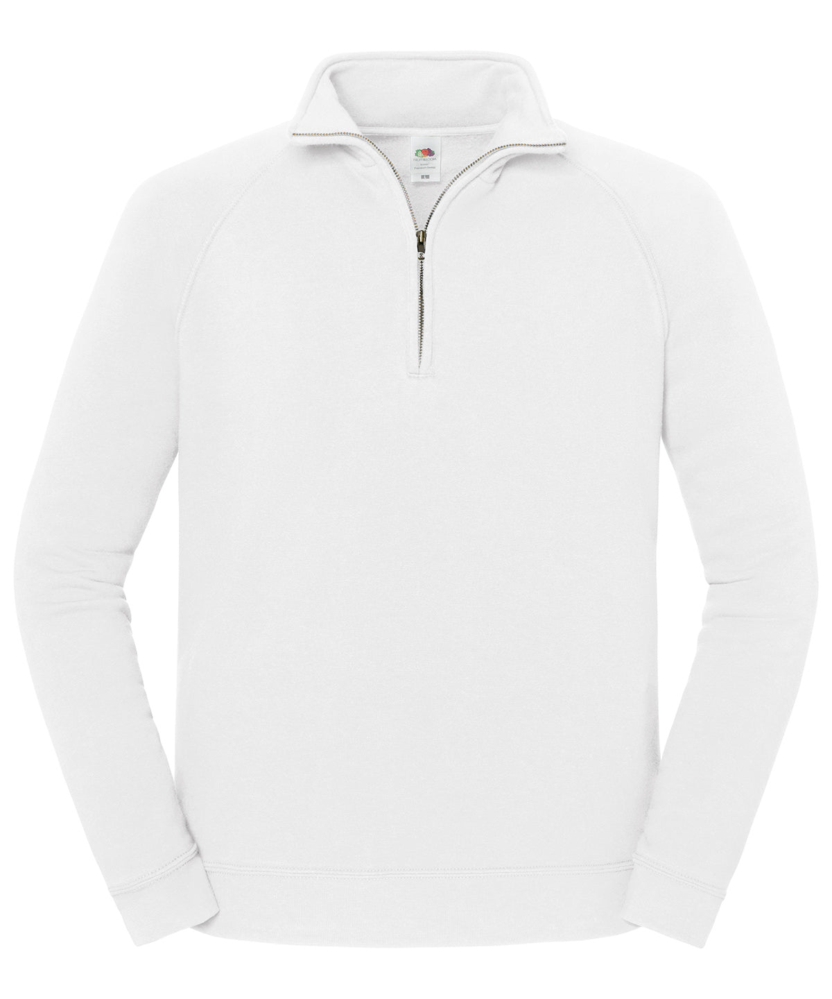 Iconic premium zip-neck sweat