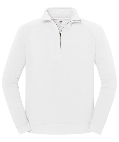 Iconic premium zip-neck sweat